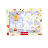 6-Piece Newborn Baby Gift Set – Grey & White Duck Design