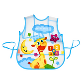 Waterproof Baby Apron Giraffe -Blue