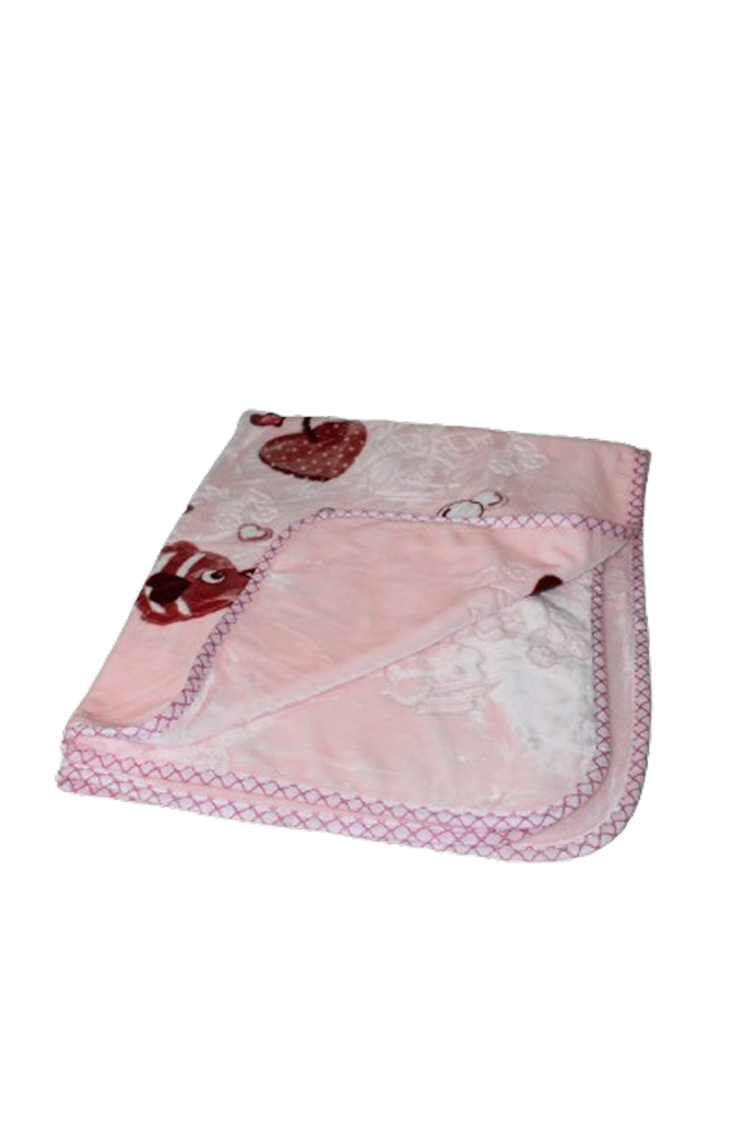 Baby Blanket Plush Mink | Pink